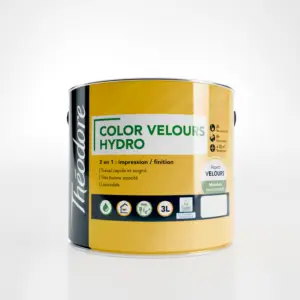 Peinture murs veloutée 2 en 1 Color Hydro