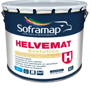 Peinture plafond mate isolante Helvemat