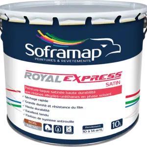 Laque satinée bois et métal Royal Express