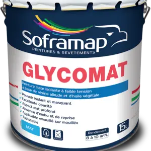 Peinture plafond glycéro mate isolante Glycomat