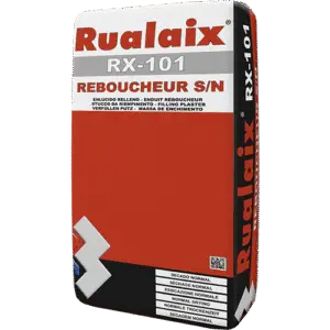 Enduit de rebouchage intérieur à prise rapide Rualaix RX-101