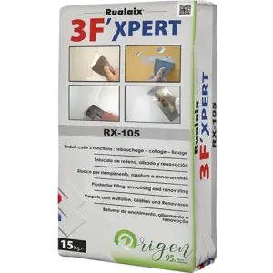 Enduit de rénovation et de lissage Rualaix 3F&rsquo;Xpert RX-105
