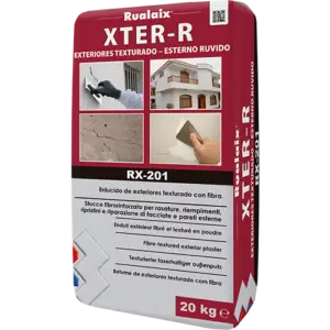 Enduit réparateur de façade gris Rualaix Xter-R RX-201