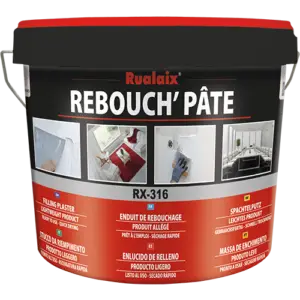 Enduit de rebouchage allégé en pâte Rualaix Rebouch&rsquo;Pâte RX-316