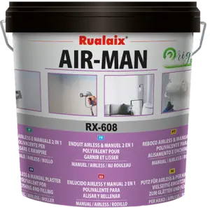 Enduit de garnissage airless et manuel Rualaix Air-Man RX-608