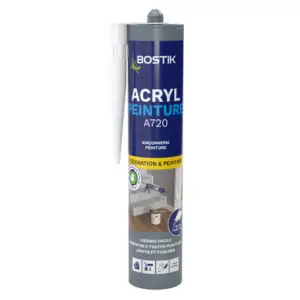 Mastic acrylique spécial peinture A720 blanc