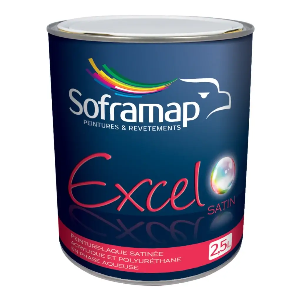 Peinture murs satinée Excel