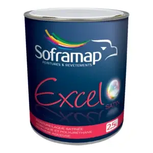 Peinture murs satinée Excel