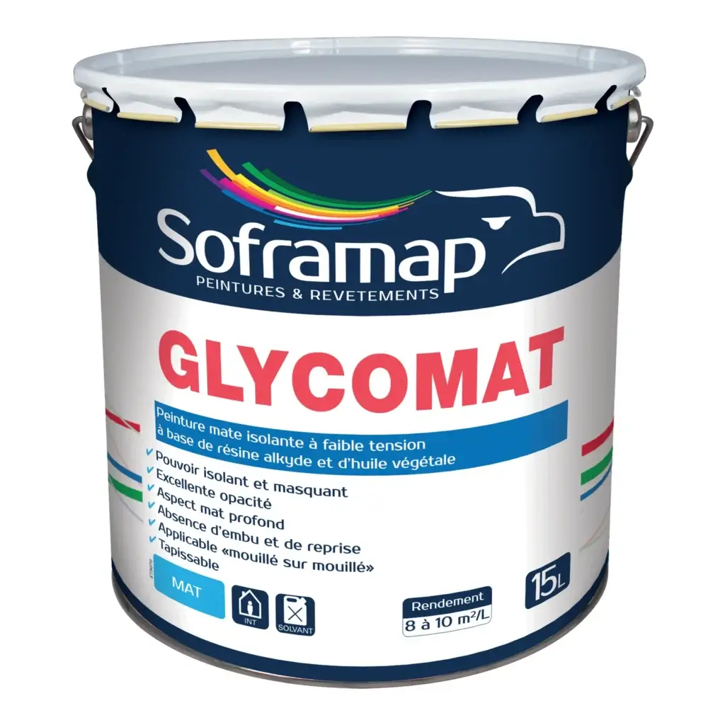 Peinture plafond glycéro mate isolante Glycomat