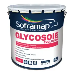 Peinture glycéro satinée bois et métal Glycosoie Évolution