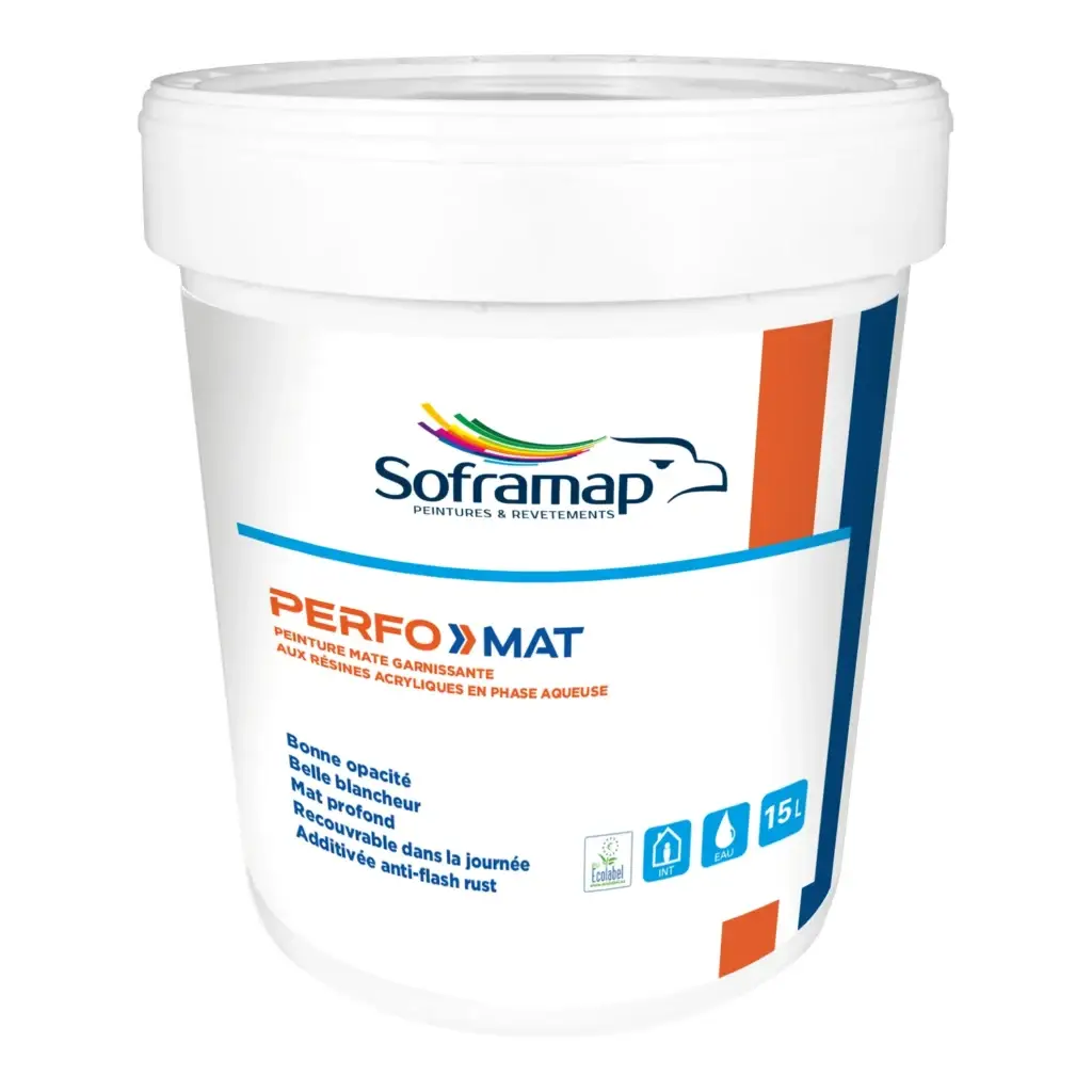 Peinture murs et plafonds mate Perfo Mat