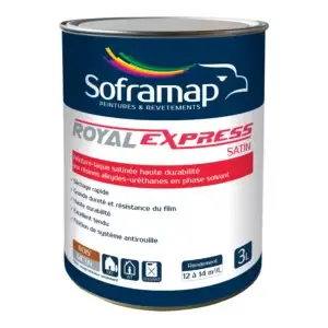 Laque satinée bois et métal Royal Express