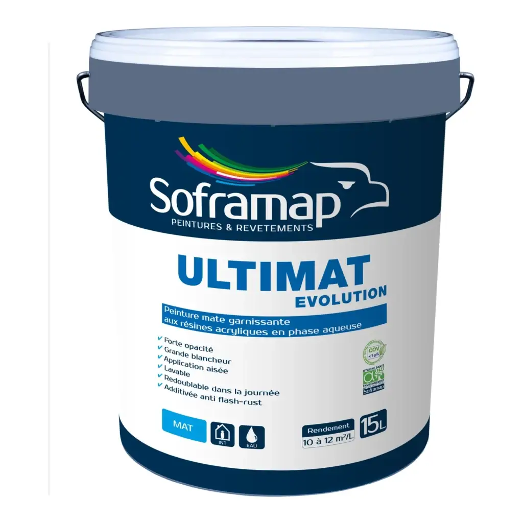 Peinture murs et plafonds mate Ultimat