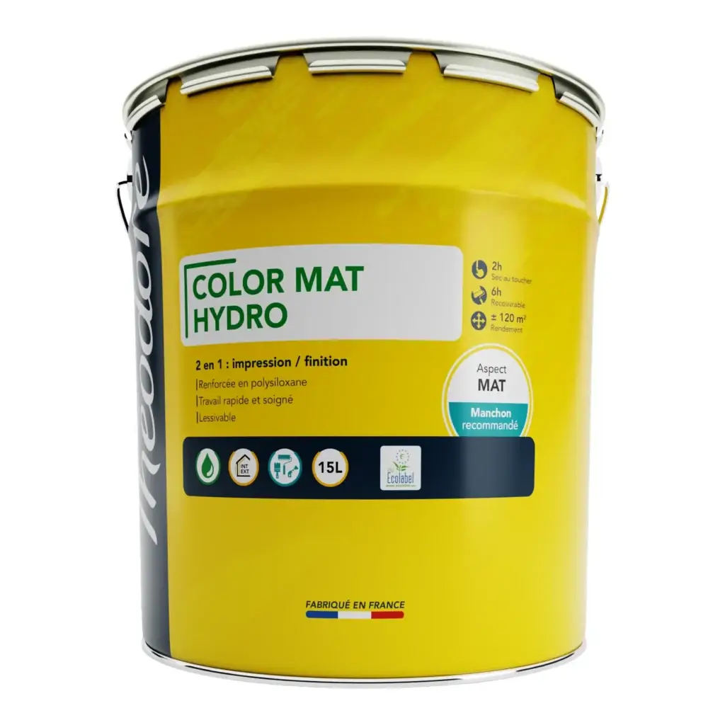 Peinture murs mate lessivable 2 en 1 Color Hydro