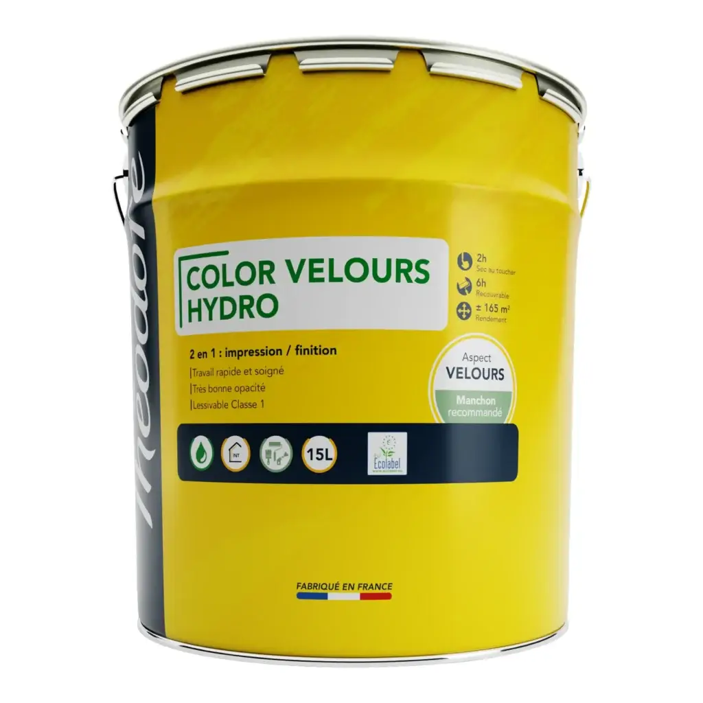 Peinture murs veloutée 2 en 1 Color Hydro