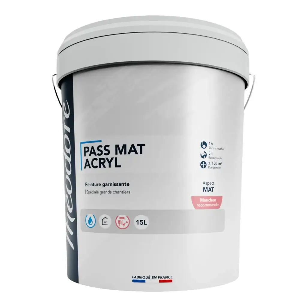 Peinture murs mate grands chantiers Pass Acryl