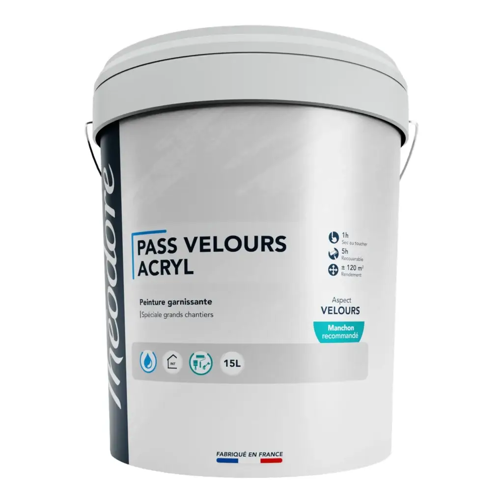 Peinture murs veloutée Pass Acryl