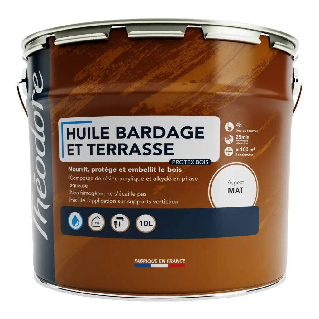 Huile bardage et terrasse Protex Bois