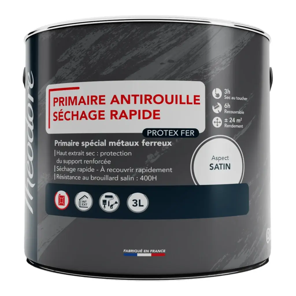 Primaire antirouille séchage rapide Protexfer
