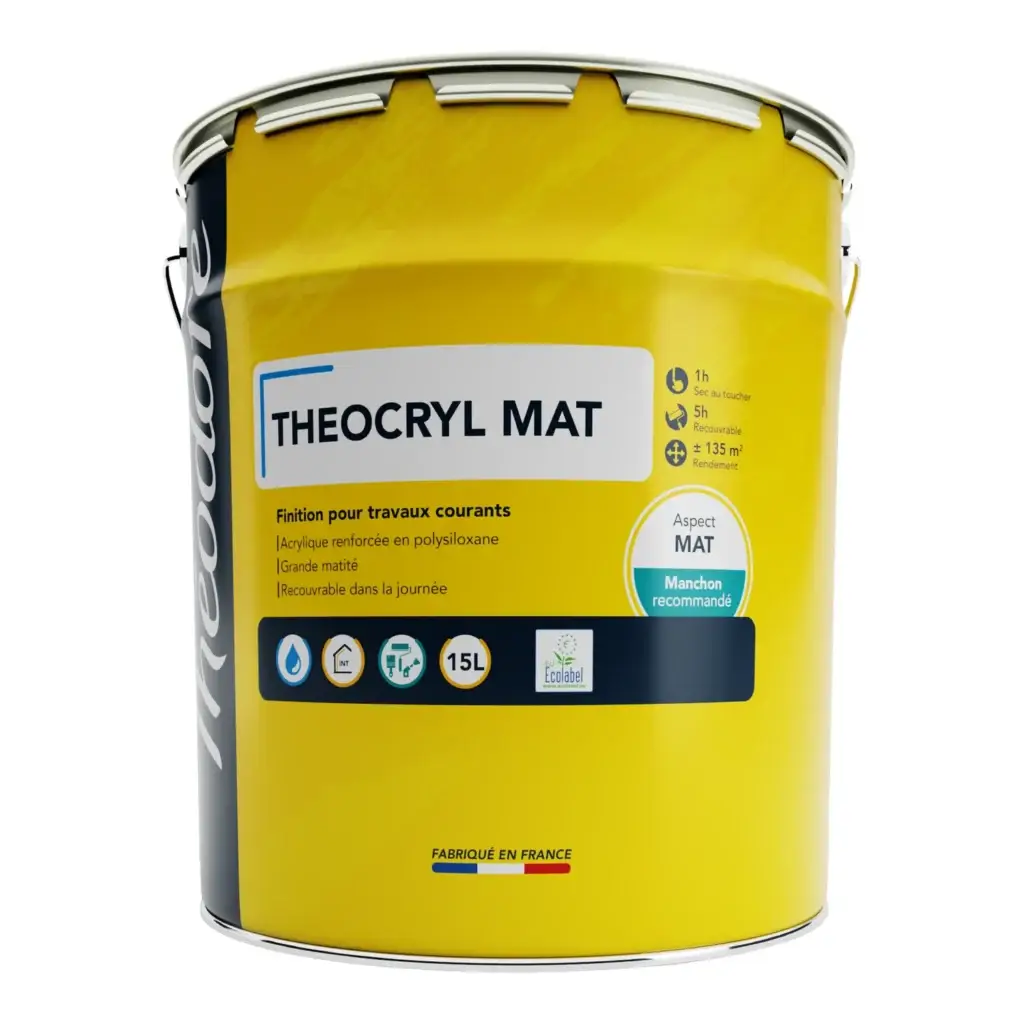 Peinture murs et plafonds mate Theocryl