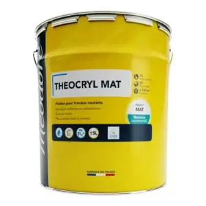 Peinture murs et plafonds mate Theocryl