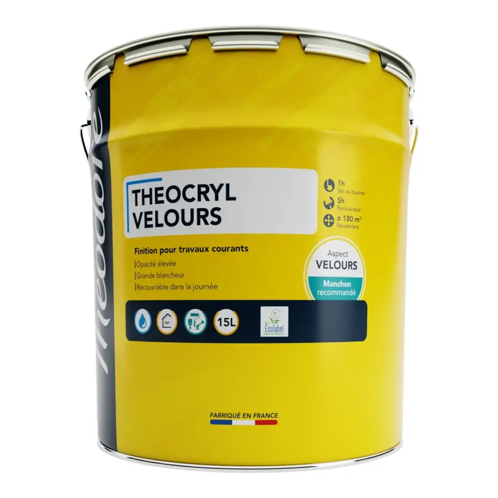 Peinture murs veloutée Theocryl